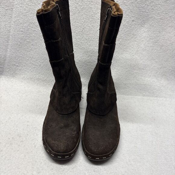 Merrell Womens Dark Brown EXPRESSO Suede Leather Mid-Calf Boots Size 6.5 - Picture 2 of 7